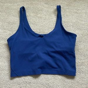 Navy blue lululemon align tank top (size 8)